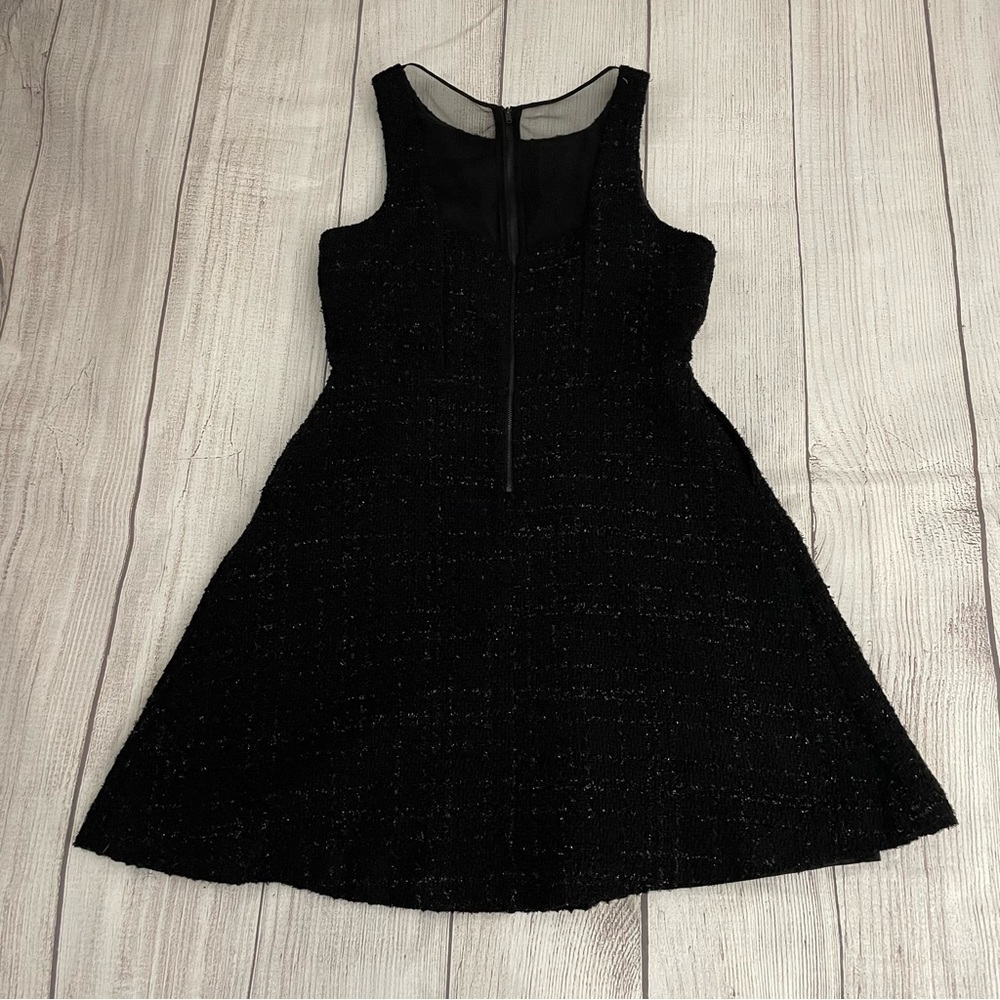 JENNIFER LOPEZ Women’s Black Sleeveless Fit & Flare Cocktail Dress Size 10 - Picture 9 of 11